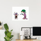 Ricochet Rabbit DroopaLong Poster (Heimbüro)