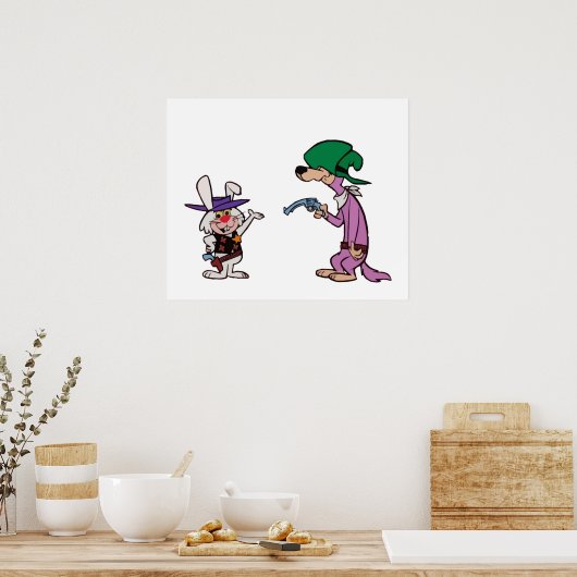 Ricochet Rabbit DroopaLong Poster (Küche)