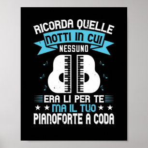 Ricorda Quelle Notti in Cui Nessuno Era Lì per Te Poster
