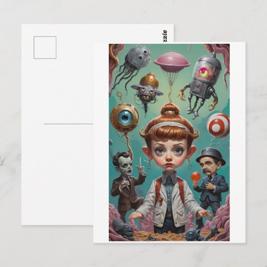 Ricursive Technomancy Postkarte (Vorne/Hinten)