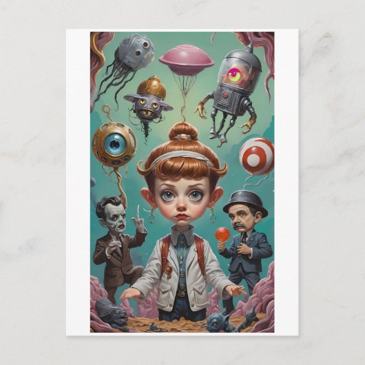 Ricursive Technomancy Postkarte (Vorderseite)