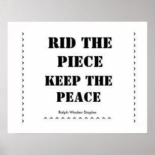 Rid die Stückfeuerwaffen Poster