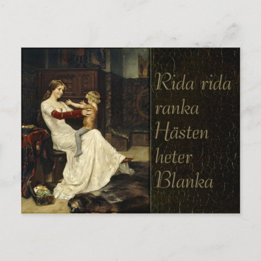 Rida rida ranka CC0292 Edelfelt Postkarte (Vorderseite)