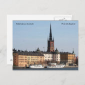 Riddarholmen, Stockholm, Foto ... Postkarte (Vorne/Hinten)