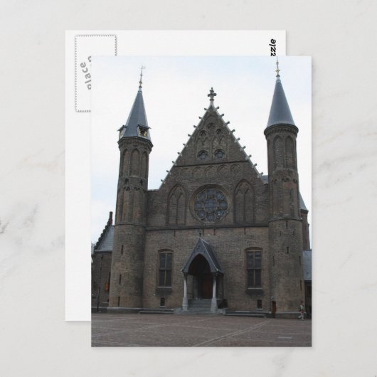 Ridderzaal Postkarte (Vorne/Hinten)