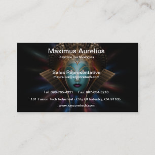 Riddian Queen Fraktal Art Business Card Visitenkarte