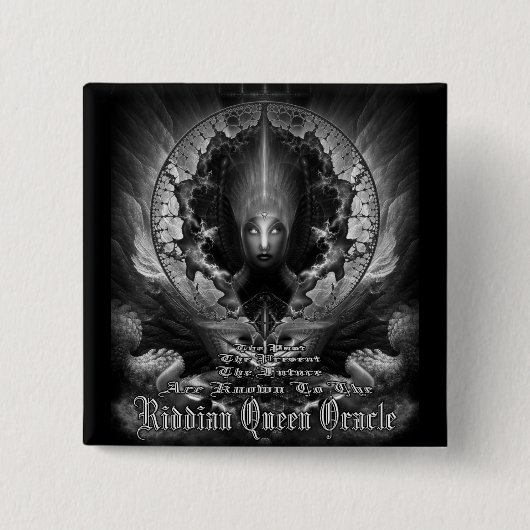 Riddian Queen Oracle GS Button (Vorderseite)
