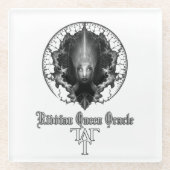 Riddian Queen Oracle GS Glass Untersetzer (Vorderseite)