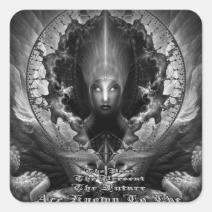 Riddian Queen Oracle GS Quadratischer Aufkleber