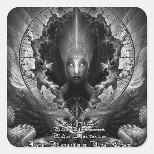 Riddian Queen Oracle GS Quadratischer Aufkleber (Vorderseite)
