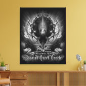 Riddian Queen Oracle GS Wrapped Canvas Leinwanddruck (Insitu (Wohnzimmer))