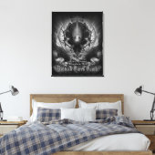 Riddian Queen Oracle GS Wrapped Canvas Leinwanddruck (Insitu (Schlafzimmer))