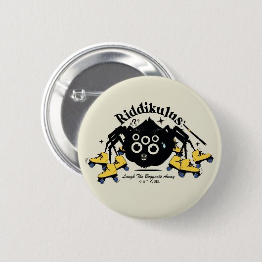 Riddikulus - Lacht die Boggarts weg Button (Vorne & Hinten)