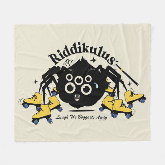 Riddikulus - Lacht die Boggarts weg Fleecedecke (Vorderseite (Horizontal))