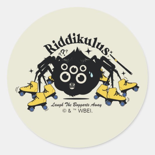 Riddikulus - Lacht die Boggarts weg Runder Aufkleber (Vorderseite)