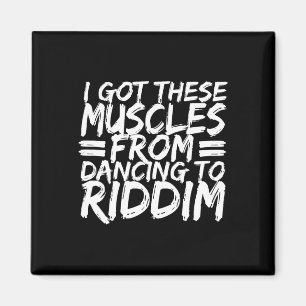 Riddim Dancing Music Maker Edm B Music Lover Riddi Magnet