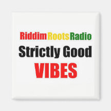 Riddim Roots Radio ziemlich gut Vibes Magnet