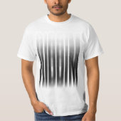 Riddim verschwommene Effekte Typografie Reggae T-Shirt (Vorderseite)