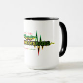 Riddim wurzelt Radiowecker-kombinierte Tasse (VorderseiteRechts)