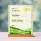 Riddle Art Acrylschild (Neutral)