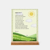 Riddle Art Acrylschild (Vorderseite)