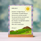 Riddle Art Acrylschild (Neutral)