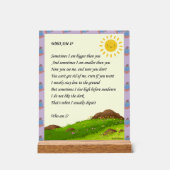 Riddle Art Acrylschild (Vorderseite)