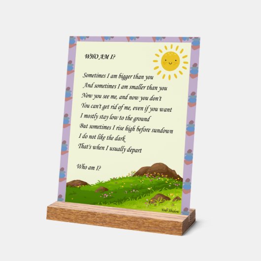 Riddle Art Acrylschild (Winkel)