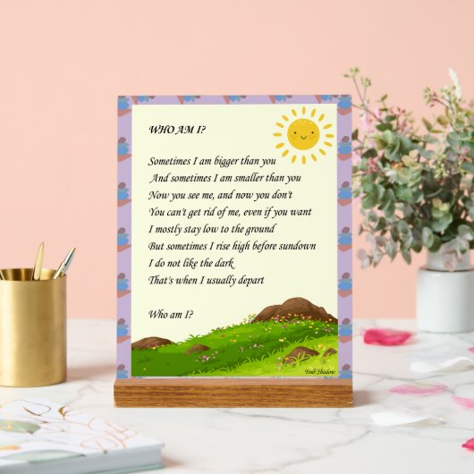 Riddle Art Acrylschild (Hochzeit)