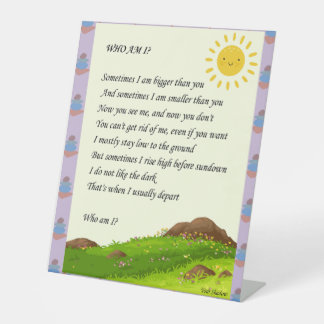 Riddle Art Sockelschild