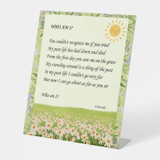 Riddle Art Sockelschild (Vorderseite)