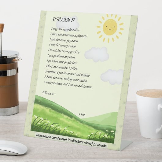 Riddle Art Sockelschild (In Situ)