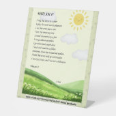 Riddle Art Sockelschild (Vorderseite)