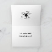 Riddle Halloween Hexe Karte (Innenseite)