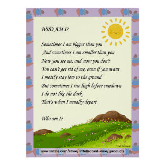 Riddle Wall Art Poster