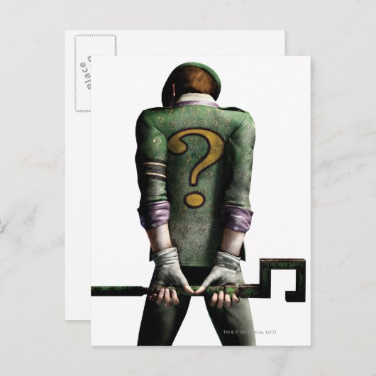 Riddler 2 postkarte (Vorne/Hinten)