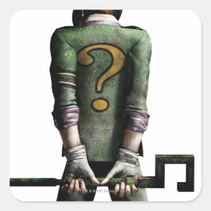 Riddler 2 quadratischer aufkleber