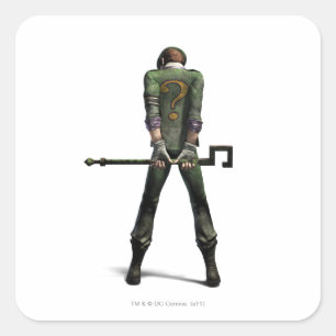 Riddler-Farbe Quadratischer Aufkleber