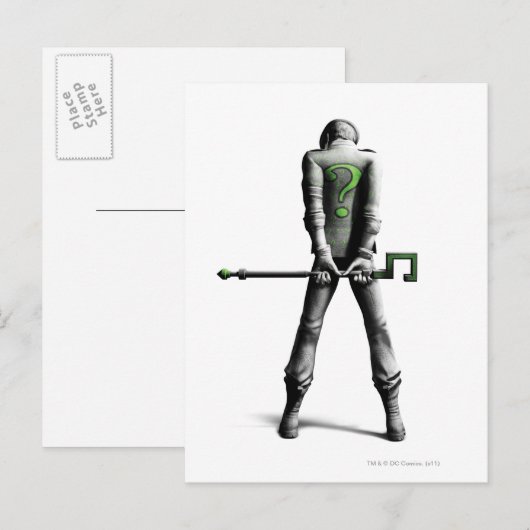 Riddler Postkarte (Vorne/Hinten)