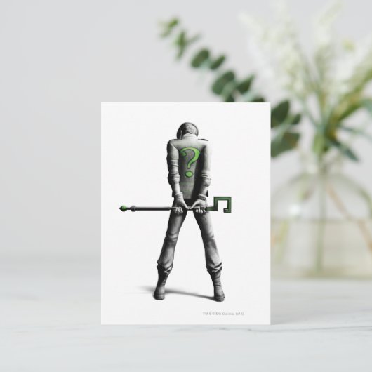 Riddler Postkarte (Stehend Vorderseite)