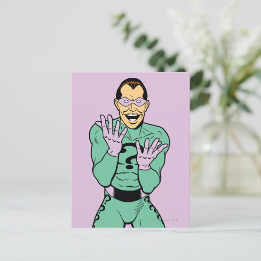 Riddler Postkarte (Stehend Vorderseite)