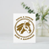 Ride A Bahraini Postkarte (Stehend Vorderseite)