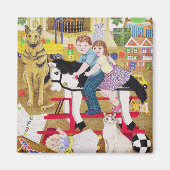 Ride-a-Cock-Horse Magnet (Vorne)