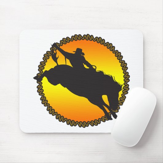 Ride Bronc Mousepad (Mit Mouse)