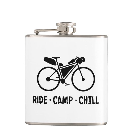 Ride Camp Chill Bikepacking Flachmann (Vorderseite)
