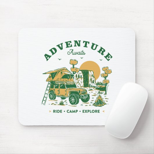 Ride Camp Erforschen Mousepad (Mit Mouse)