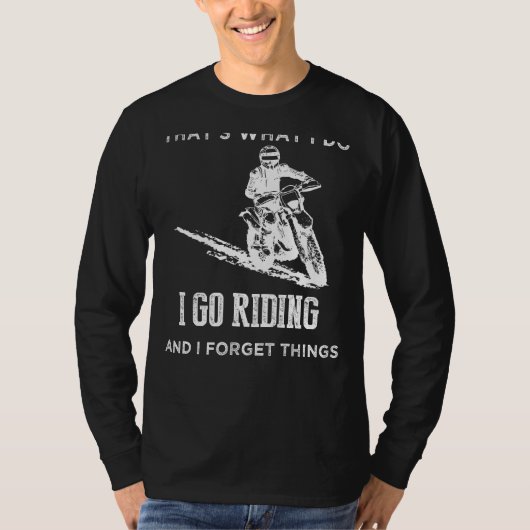 Ride & Chuckle: Funny Riding Slogan T-Shirt - Vers (Vorderseite)