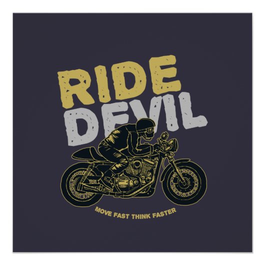🔥 Ride Devil: Schnell bewegen, schneller denken! Poster (Vorderseite)