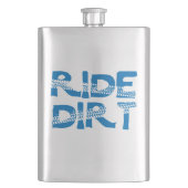 Ride Dirt Flachmann (Vorderseite)