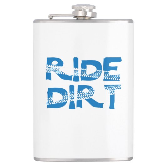 Ride Dirt Flachmann (Vorderseite)